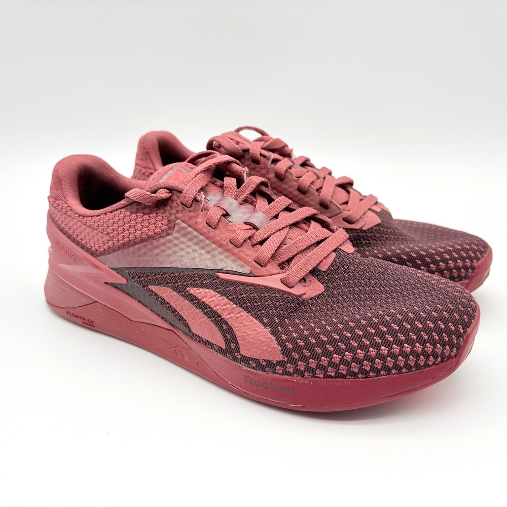 Reebok Nano X3 Cross Training Shoes Womens 6.5 Sedona Rose Lace Up